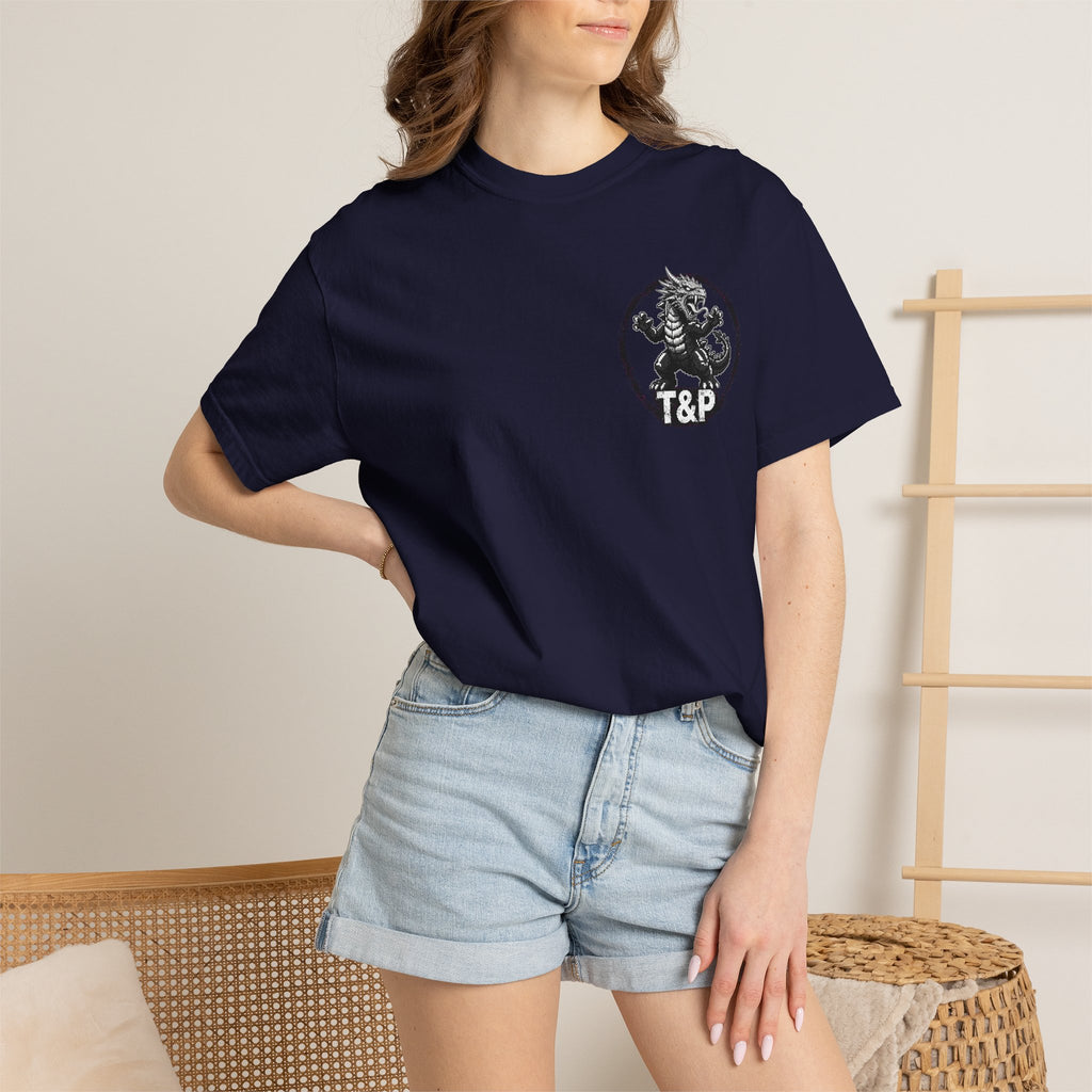 Tooth and Pixel- . "Horns Up, Worries Down" T-Shirt. Wear it to the office BBQ we dare ya!