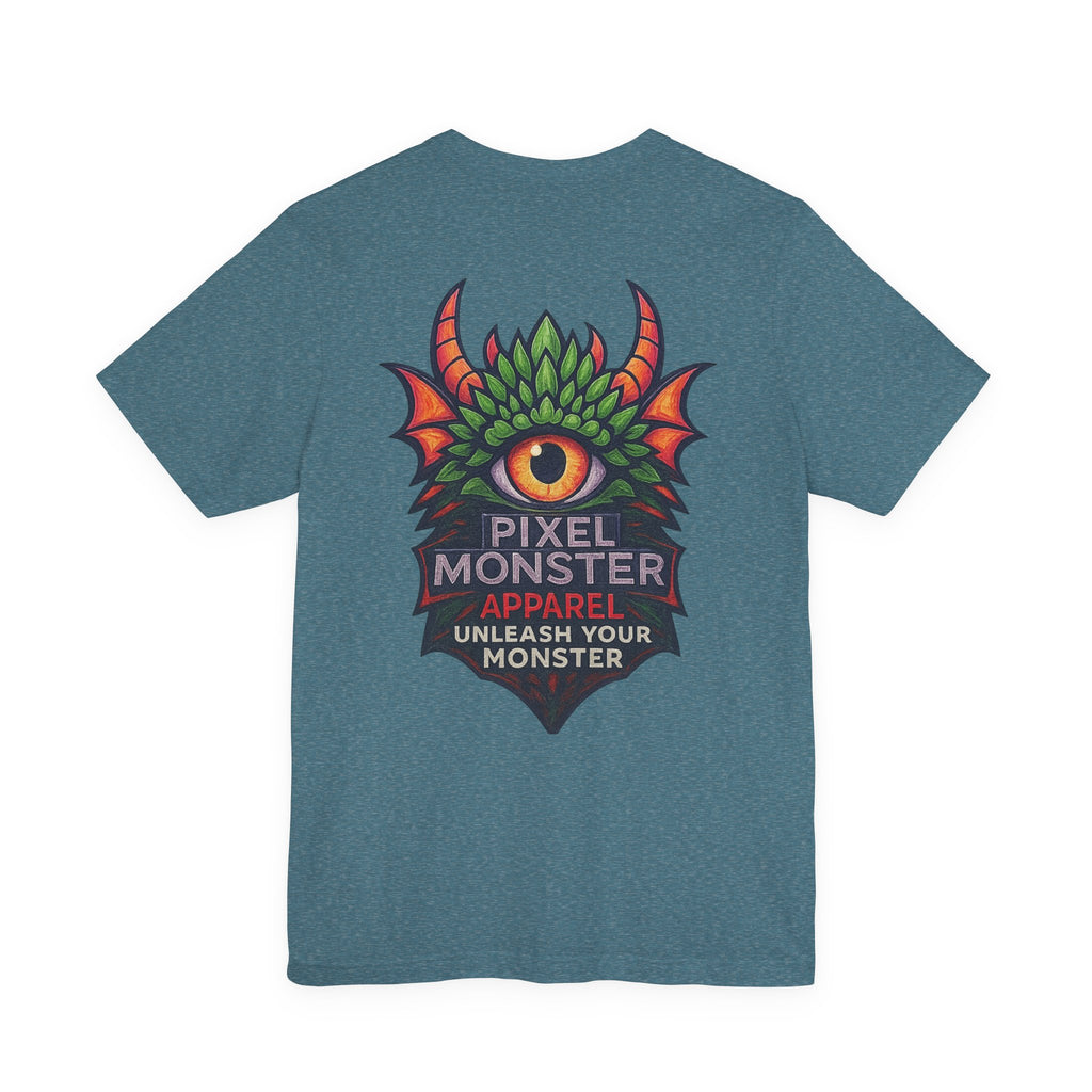 Pixel Monster Apparel "Unleash your own monster"Logo T-Shirt