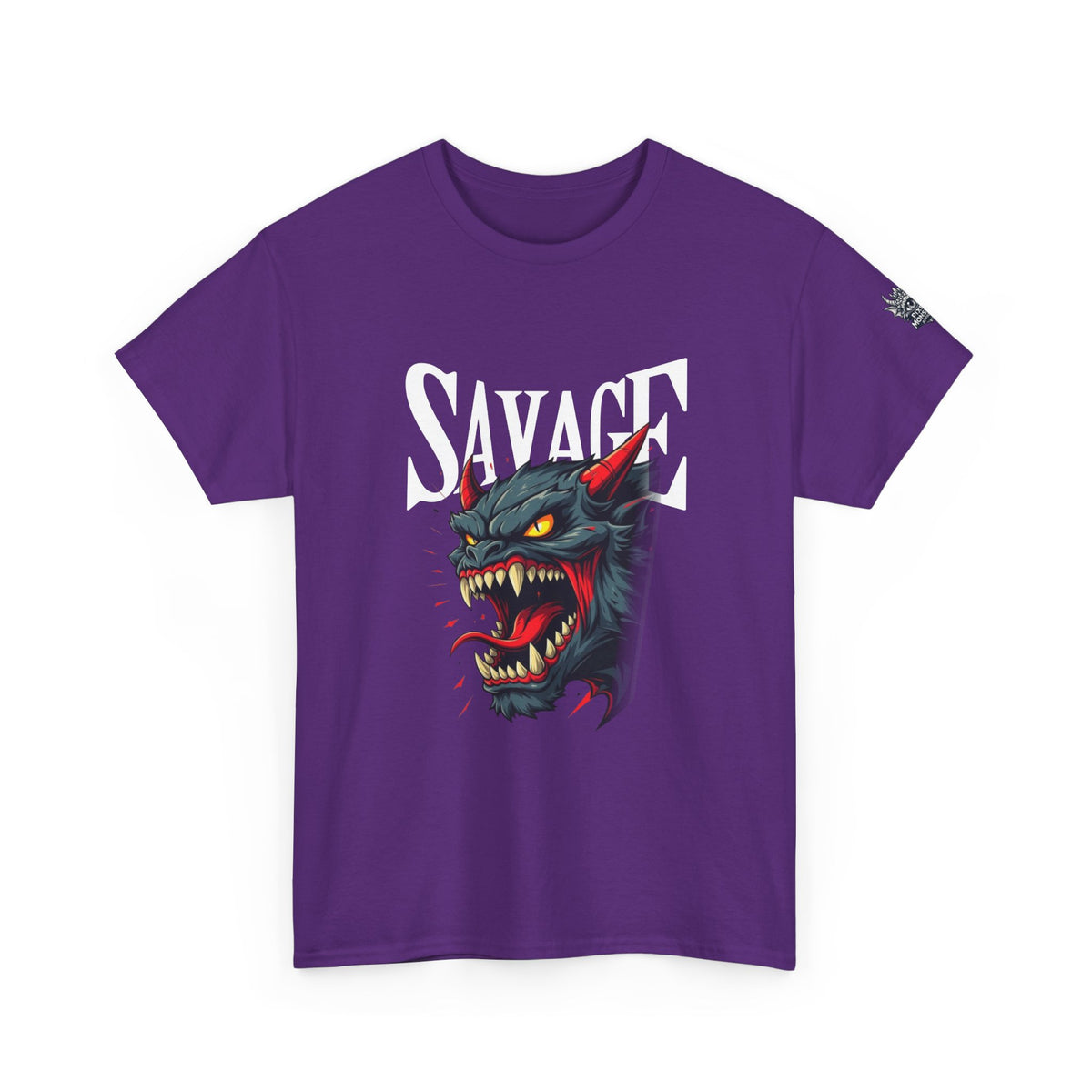 Savage Demon T-Shirt — Fierce Retro Monster Tee