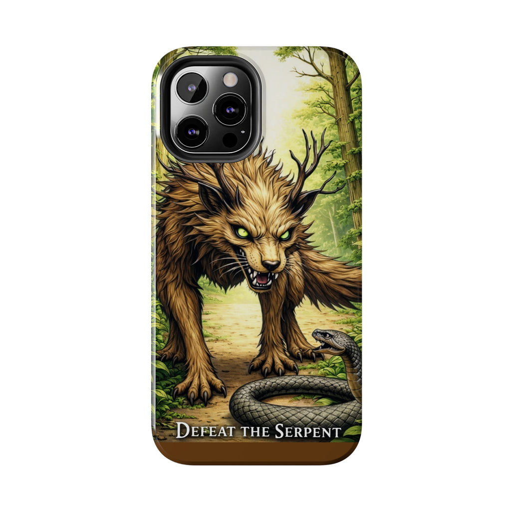 Wolverine vs Serpent Phone Case (Samsung / Iphone) - Rugged Protective Case with Fierce Wolverine Design