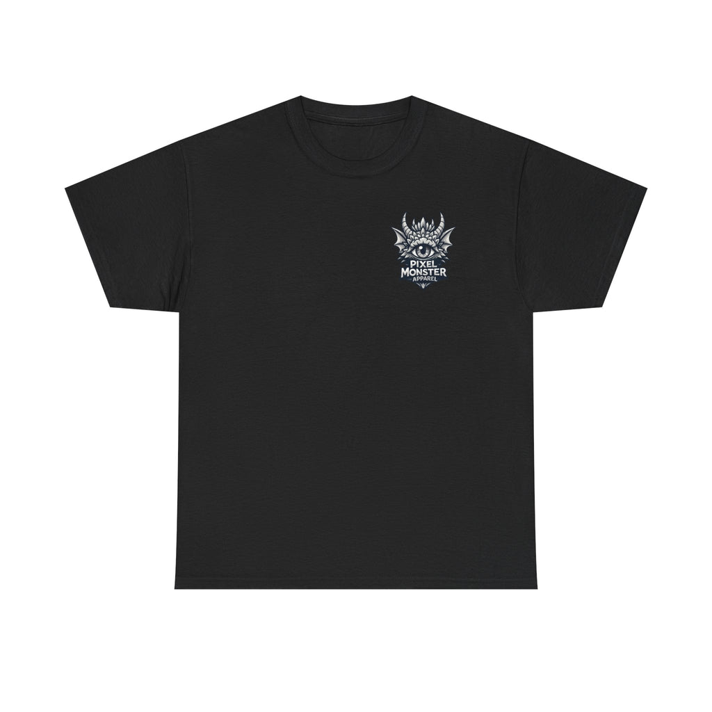 Monster Bite Graphic Tee — Fierce Dragon Back Print
