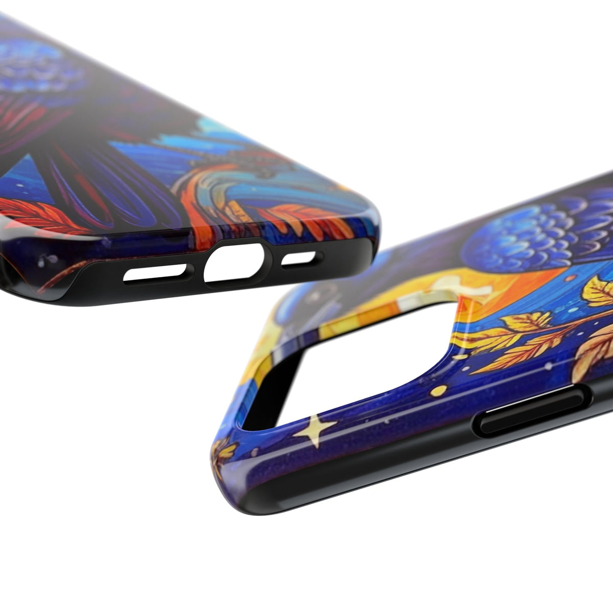 Purple Gothic Raven Phone Case — Moonlight Raven Design
