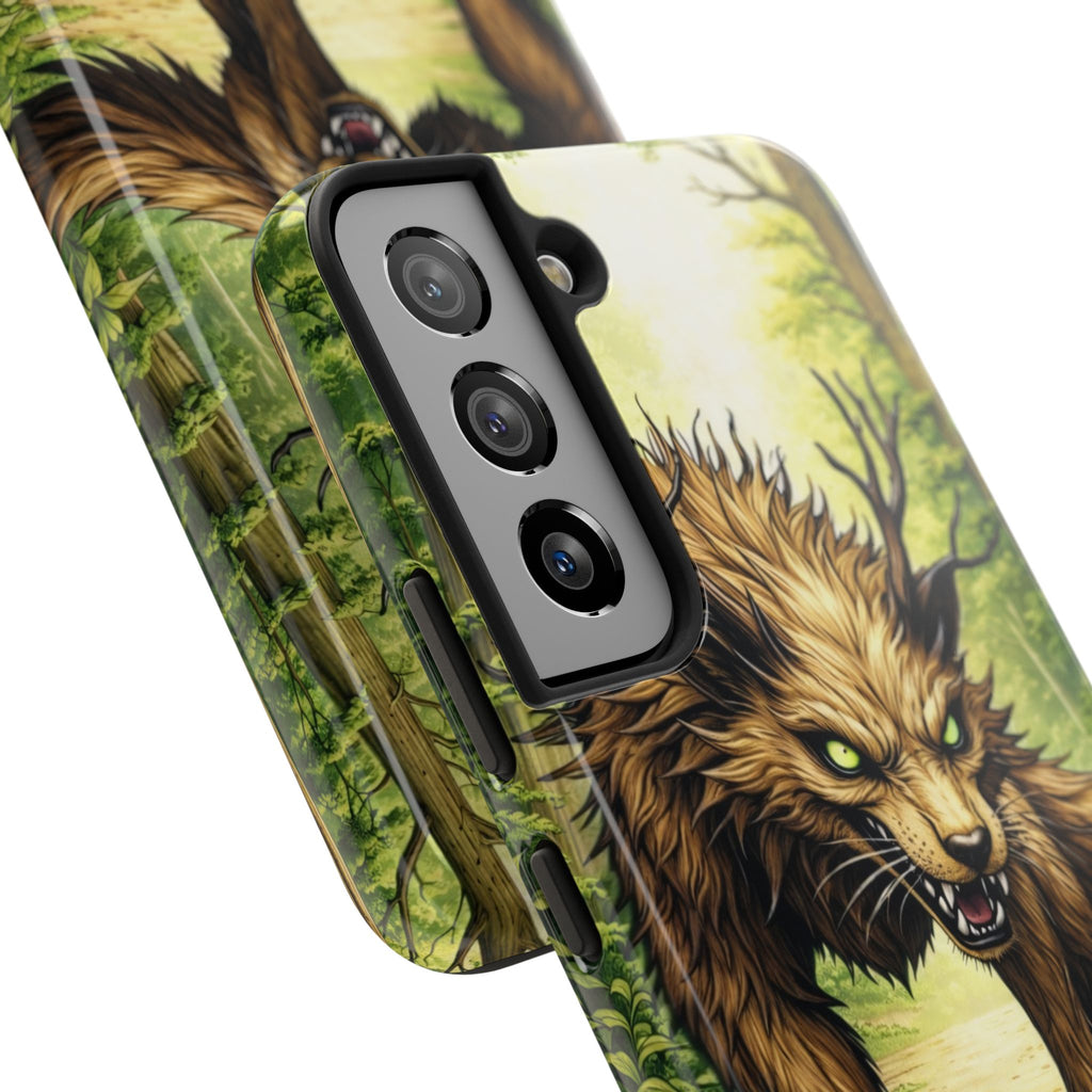 Wolverine vs Serpent Phone Case (Samsung / Iphone) - Rugged Protective Case with Fierce Wolverine Design