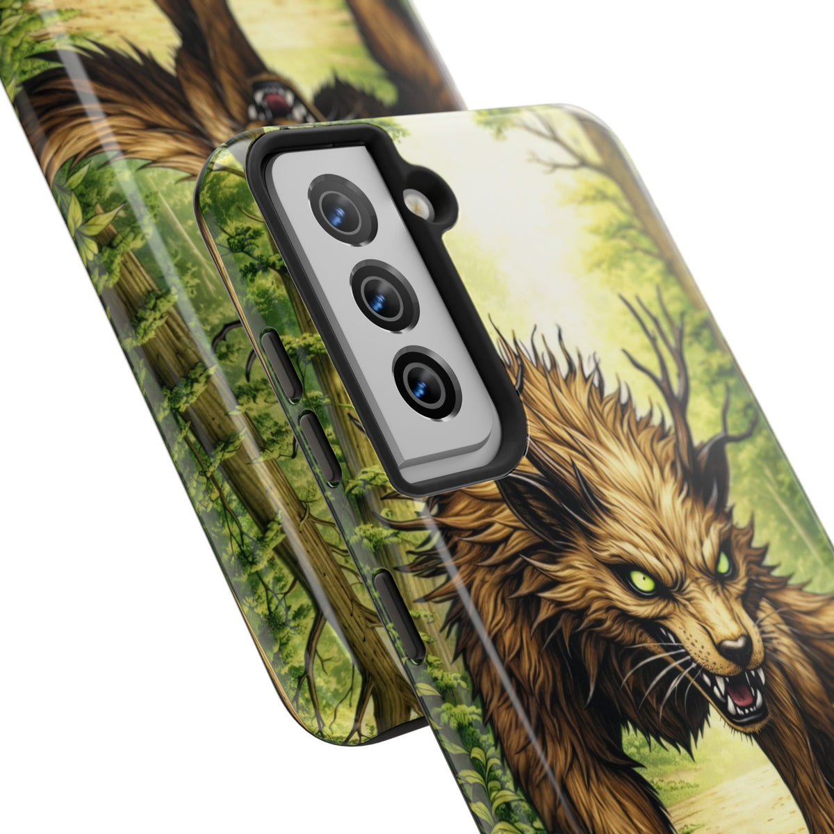 Wolverine vs Serpent Phone Case (Samsung / Iphone) - Rugged Protective Case with Fierce Wolverine Design