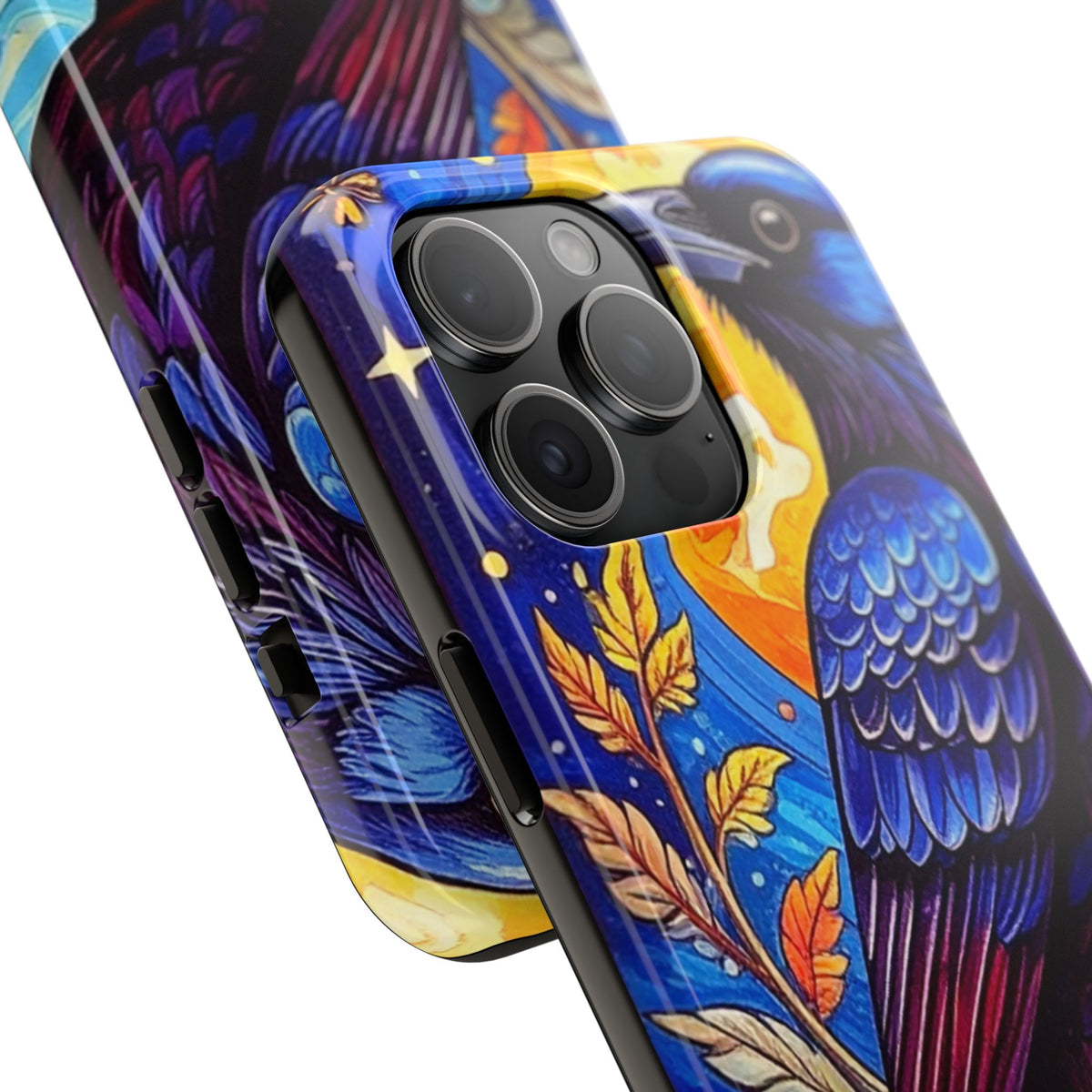 Purple Gothic Raven Phone Case — Moonlight Raven Design