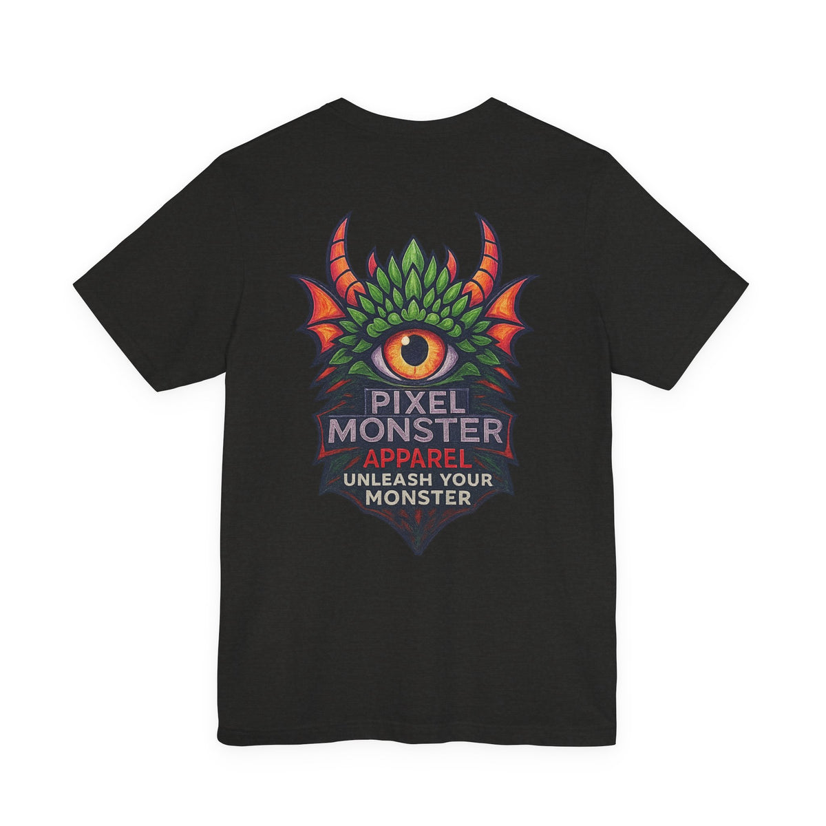 Pixel Monster Apparel "Unleash your own monster"Logo T-Shirt