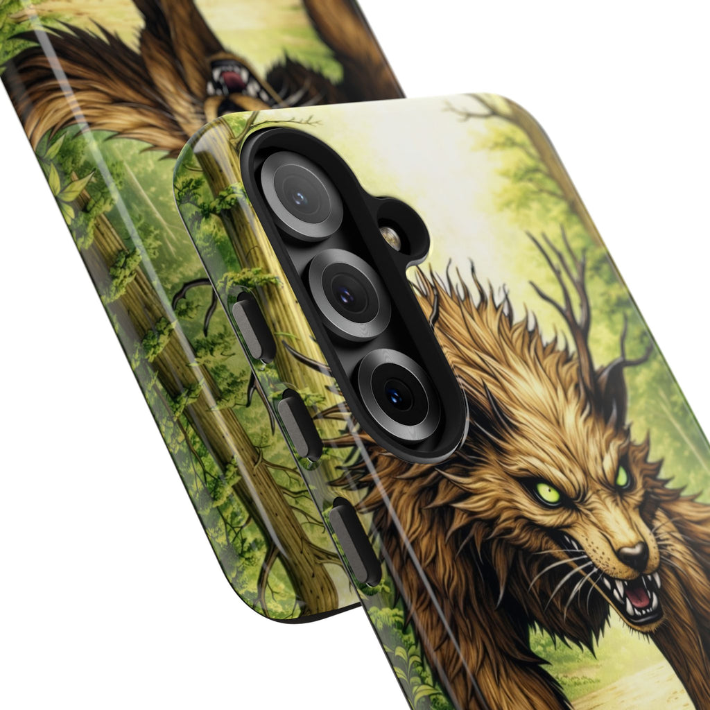 Wolverine vs Serpent Phone Case (Samsung / Iphone) - Rugged Protective Case with Fierce Wolverine Design