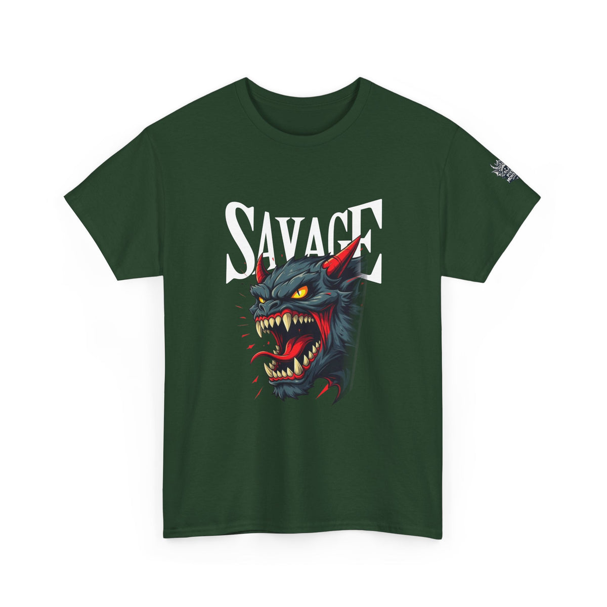 Savage Demon T-Shirt — Fierce Retro Monster Tee