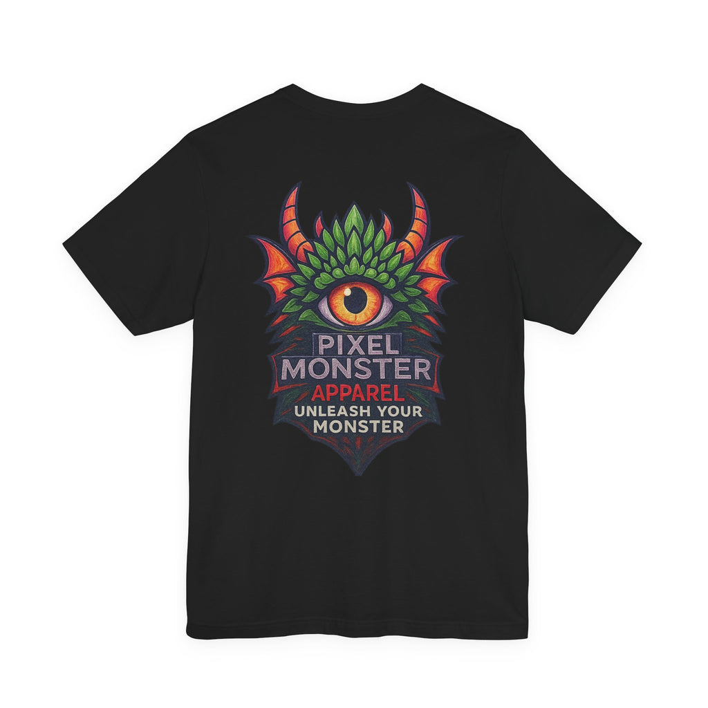 Pixel Monster Apparel "Unleash your own monster"Logo T-Shirt