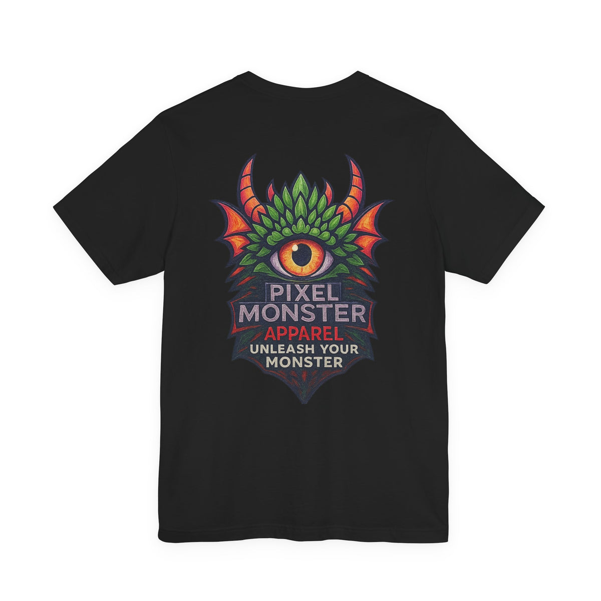 Pixel Monster Apparel "Unleash your own monster"Logo T-Shirt