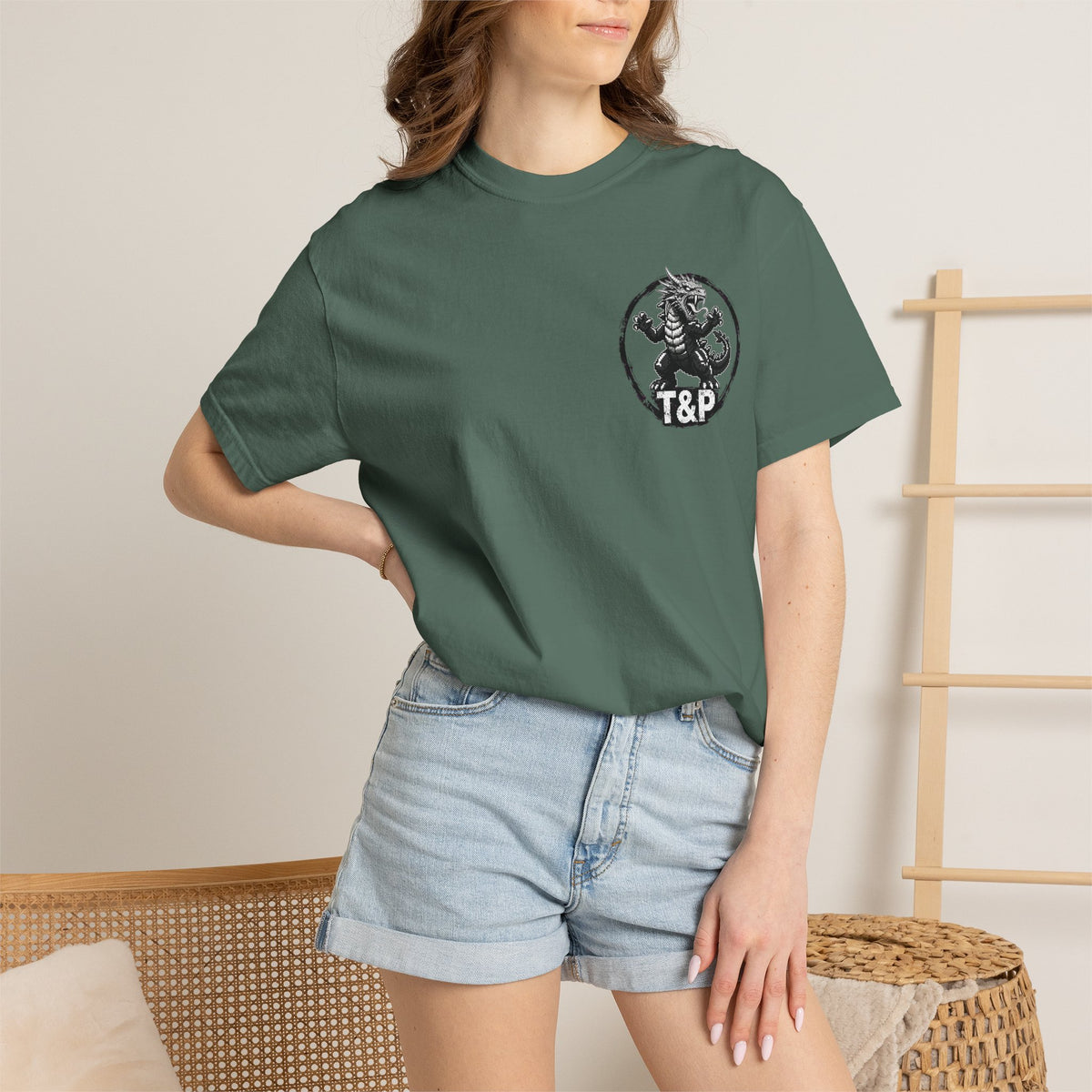 Tooth and Pixel- . "Horns Up, Worries Down" T-Shirt. Wear it to the office BBQ we dare ya!