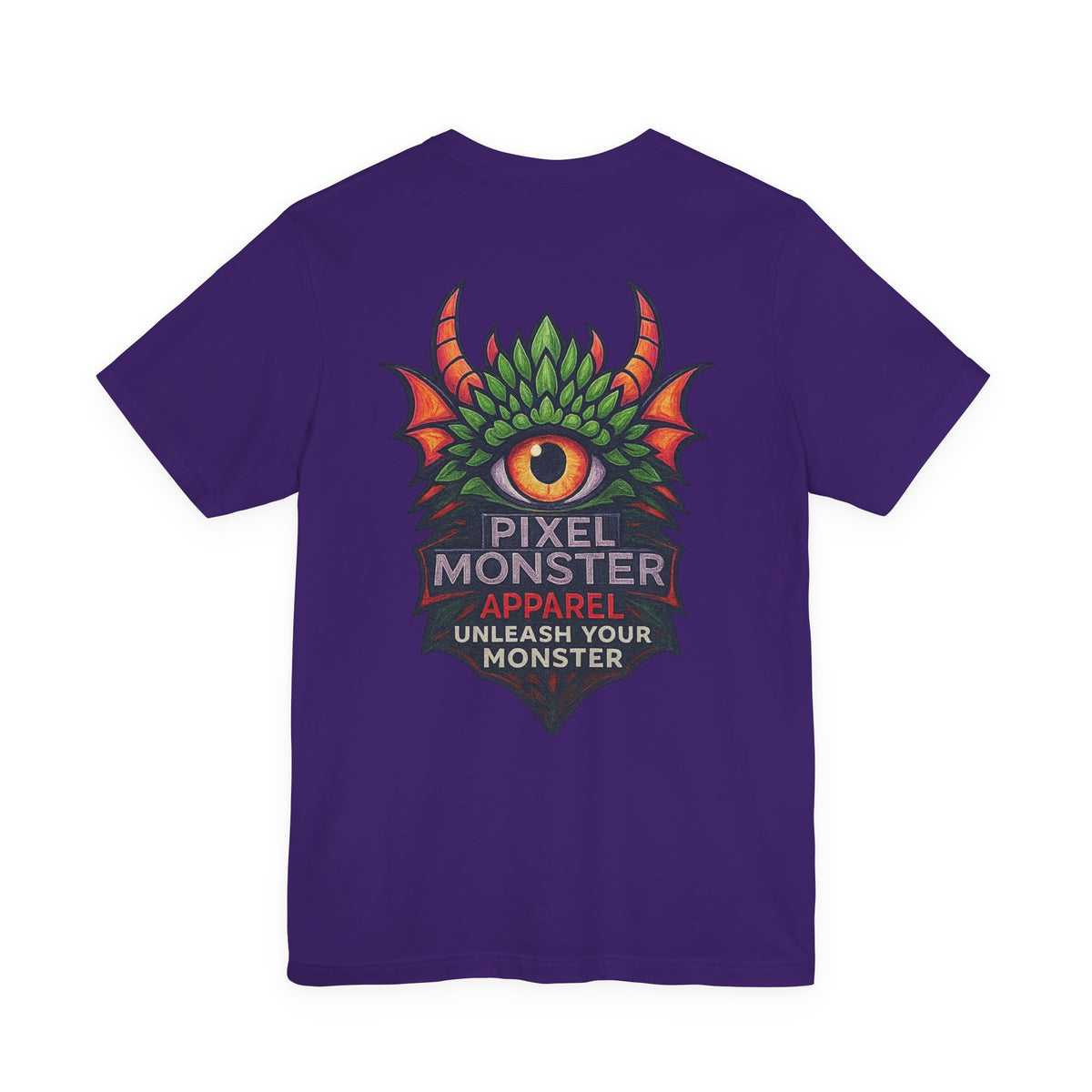 Pixel Monster Apparel "Unleash your own monster"Logo T-Shirt