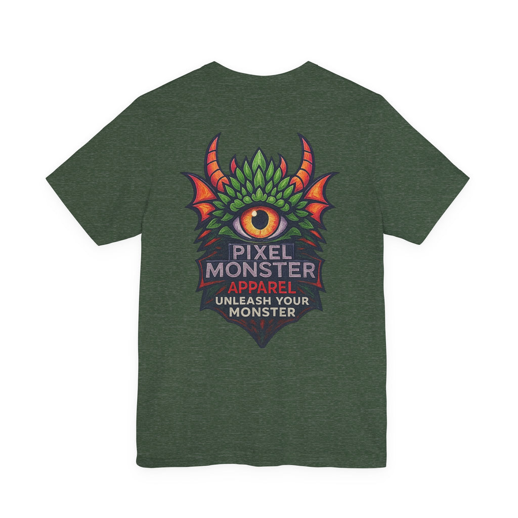 Pixel Monster Apparel "Unleash your own monster"Logo T-Shirt