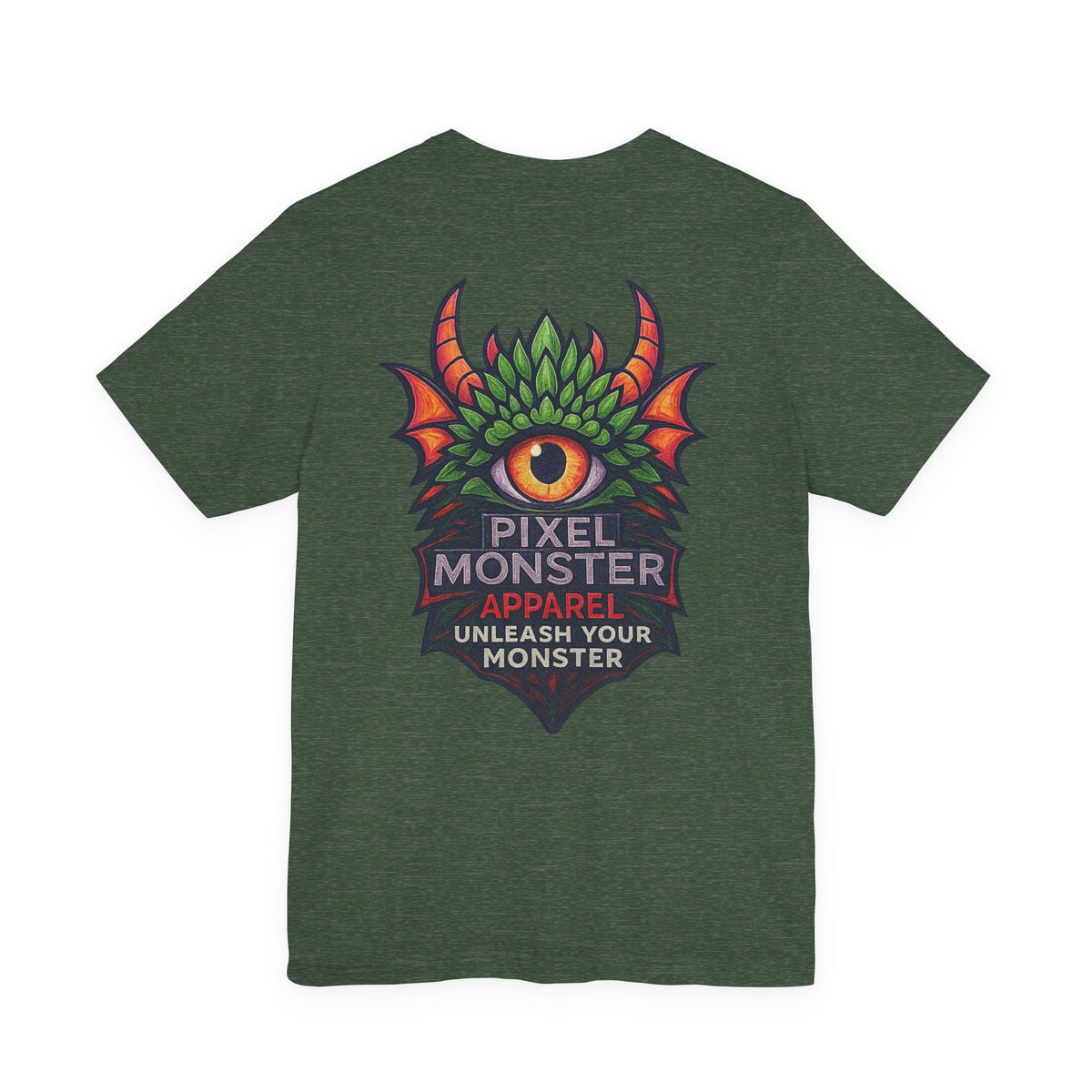 Pixel Monster Apparel "Unleash your own monster"Logo T-Shirt