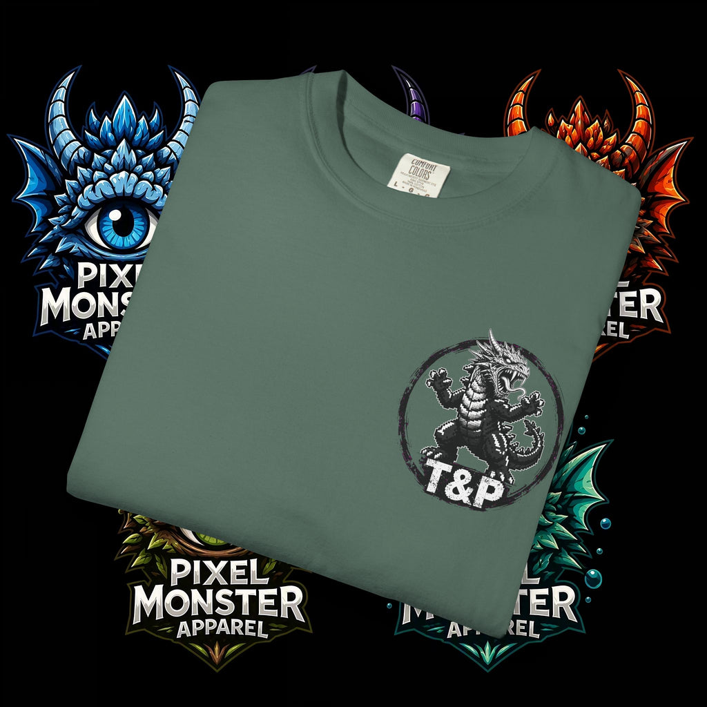 Tooth and Pixel- . "Horns Up, Worries Down" T-Shirt. Wear it to the office BBQ we dare ya!