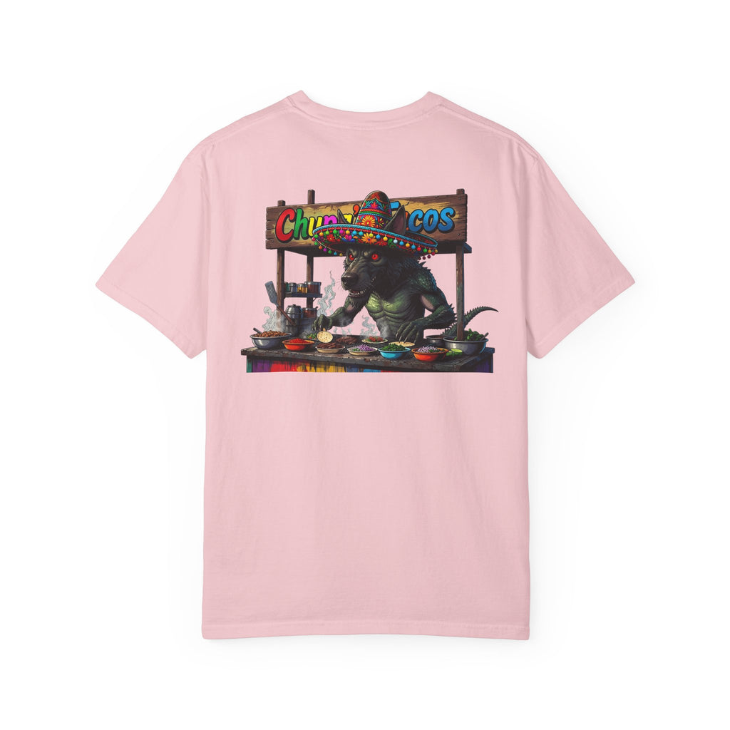 Tooth and Pixel- 'Chupacabra's Taco's'- Humorous Graphic Tee (Mexican Street Food Design)