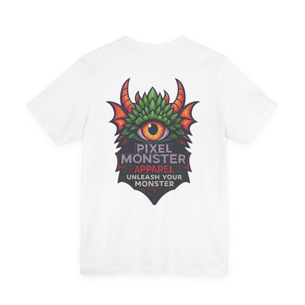 Pixel Monster Apparel "Unleash your own monster"Logo T-Shirt