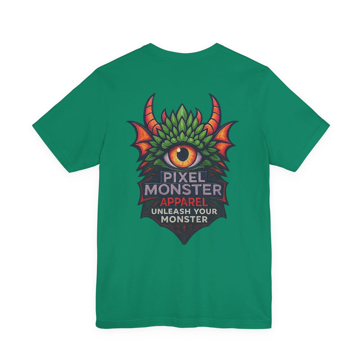 Pixel Monster Apparel "Unleash your own monster"Logo T-Shirt