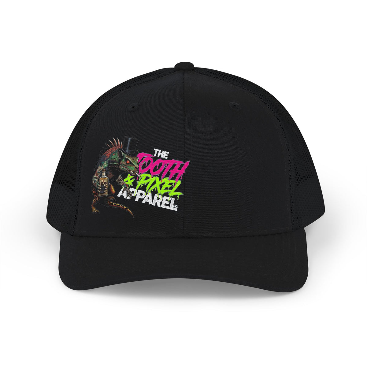 T&P- 'Lounge Lizard' Drinking Cap — Retro Gothic Punk Gecko Snapback
