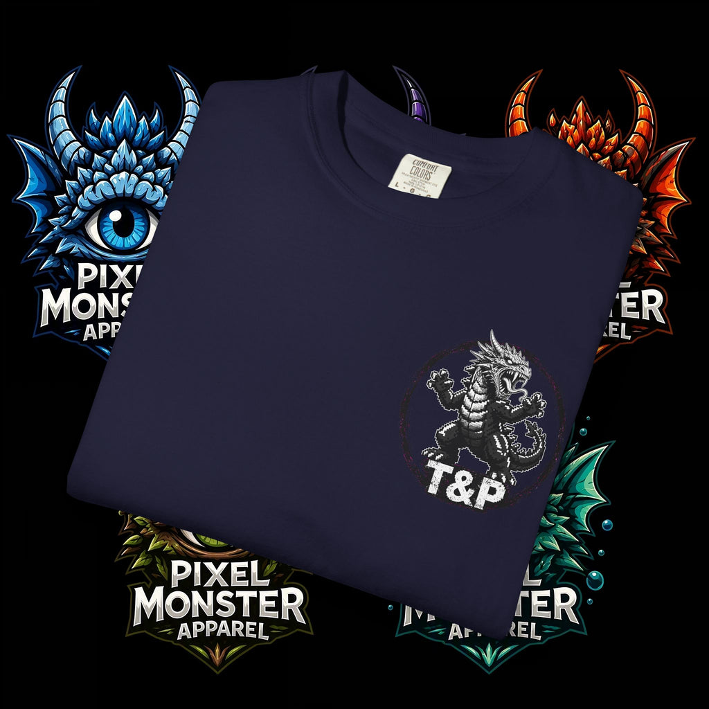 Tooth and Pixel- . "Horns Up, Worries Down" T-Shirt. Wear it to the office BBQ we dare ya!