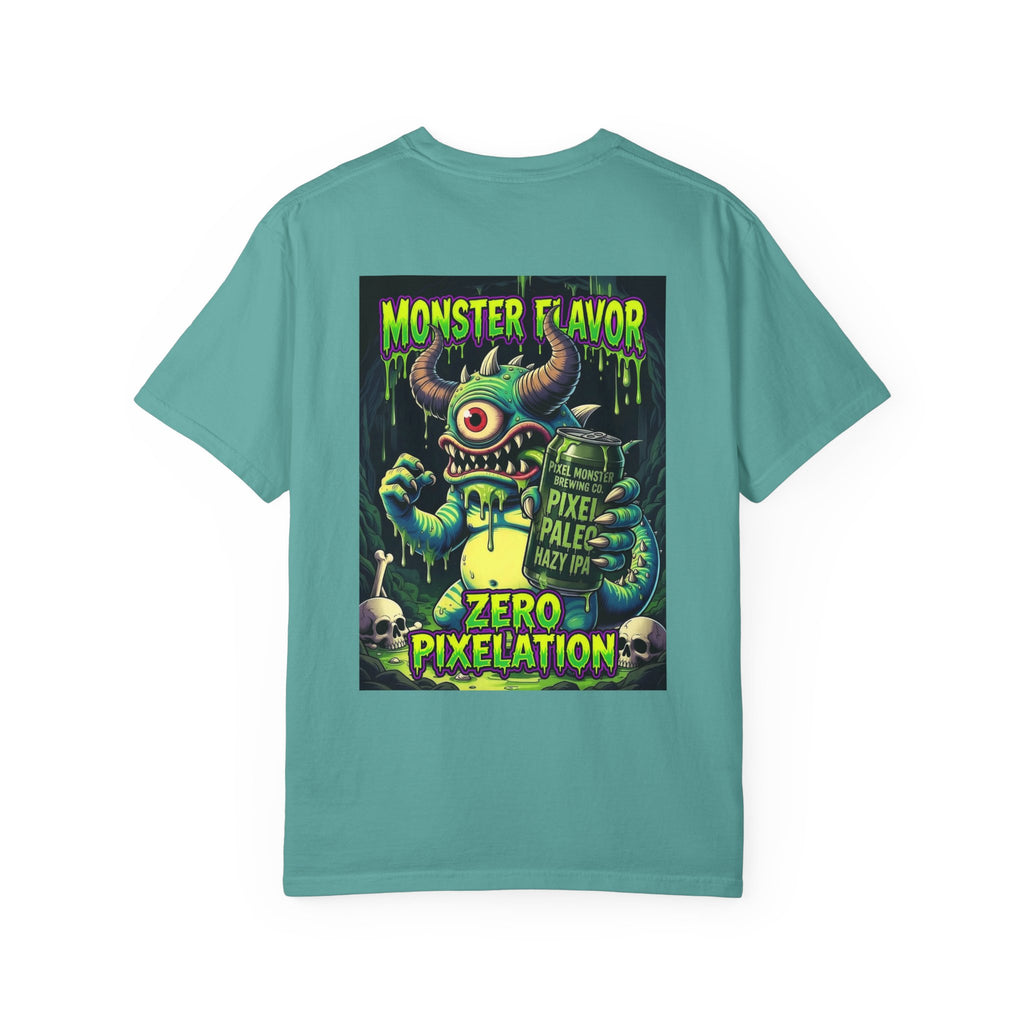 Tooth and Pixel- Monster Flavor Graphic T-Shirt — "Zero Pixelation" Ode to Pixel Monster Design