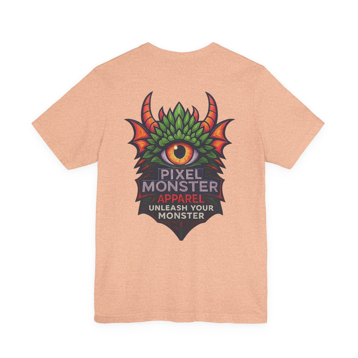 Pixel Monster Apparel "Unleash your own monster"Logo T-Shirt