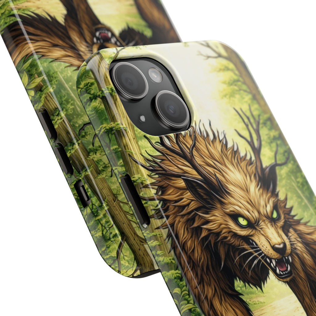 Wolverine vs Serpent Phone Case (Samsung / Iphone) - Rugged Protective Case with Fierce Wolverine Design