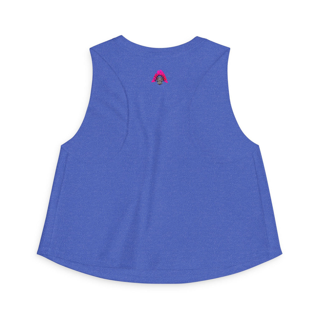 T&P- Funny Whimsical Beach Life Crop Top — Retro Surf Monster Graphic Tank for Summer