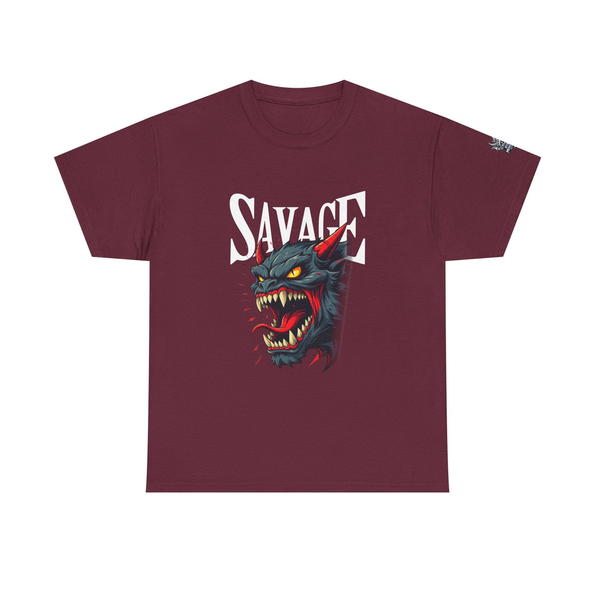 Savage Demon T-Shirt — Fierce Retro Monster Tee