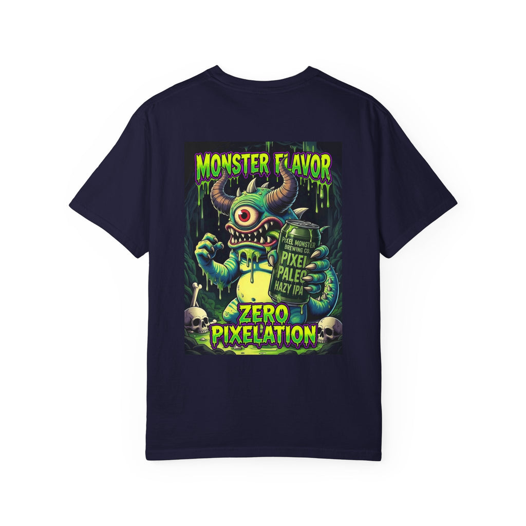 Tooth and Pixel- Monster Flavor Graphic T-Shirt — "Zero Pixelation" Ode to Pixel Monster Design
