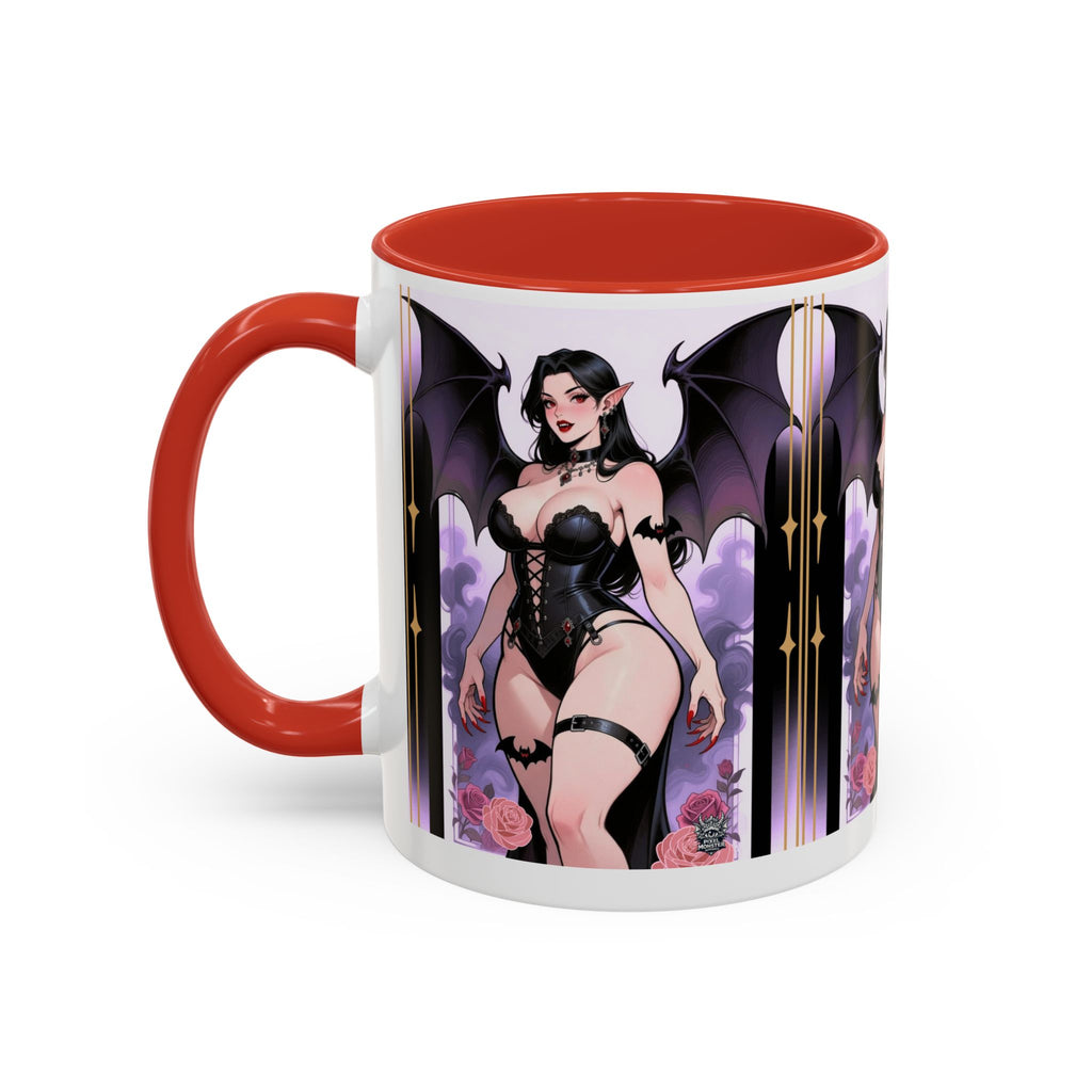 T&P Homeware- Gothic Vampire Queen Accent Coffee Mug — Size 11/15oz- Complete your look today!