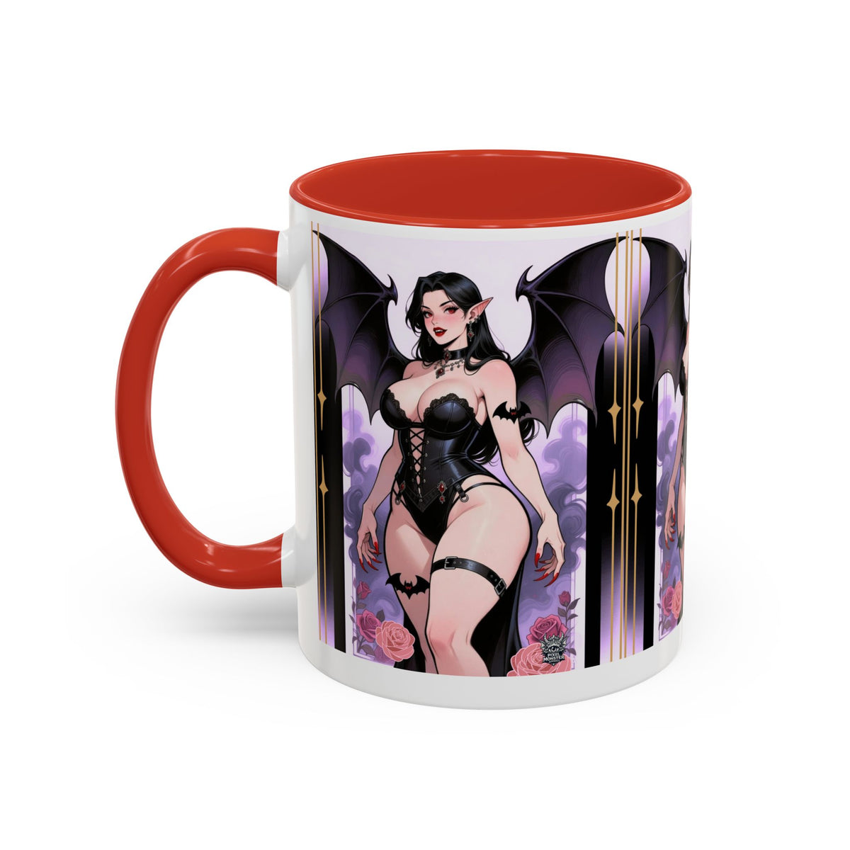 T&P Homeware- Gothic Vampire Queen Accent Coffee Mug — Size 11/15oz- Complete your look today!