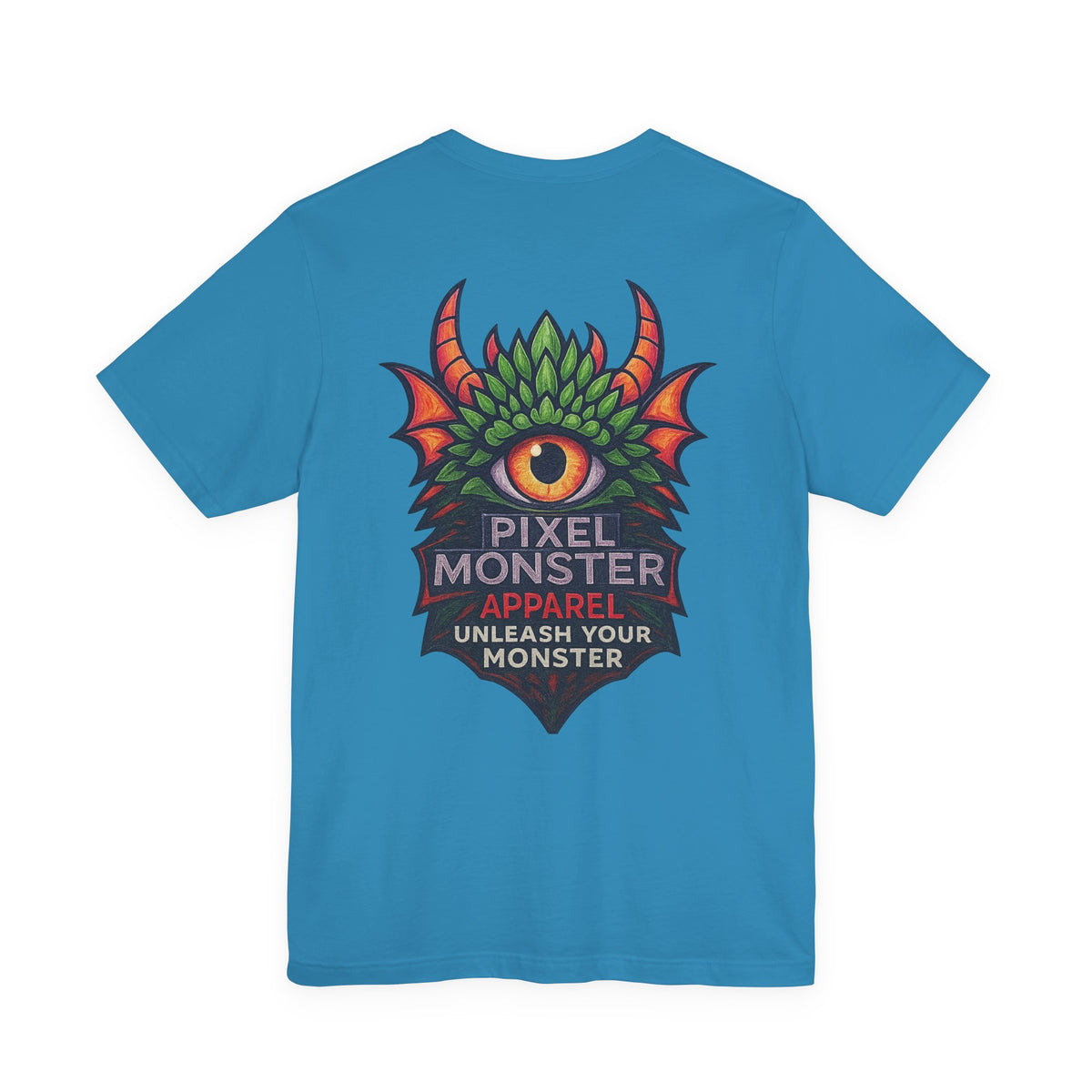 Pixel Monster Apparel "Unleash your own monster"Logo T-Shirt