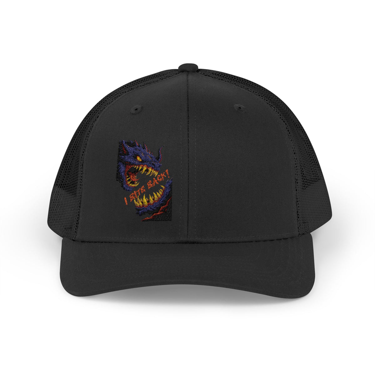 Tooth and Pixel -'I bite back' Blue Beast Monster Trucker Cap