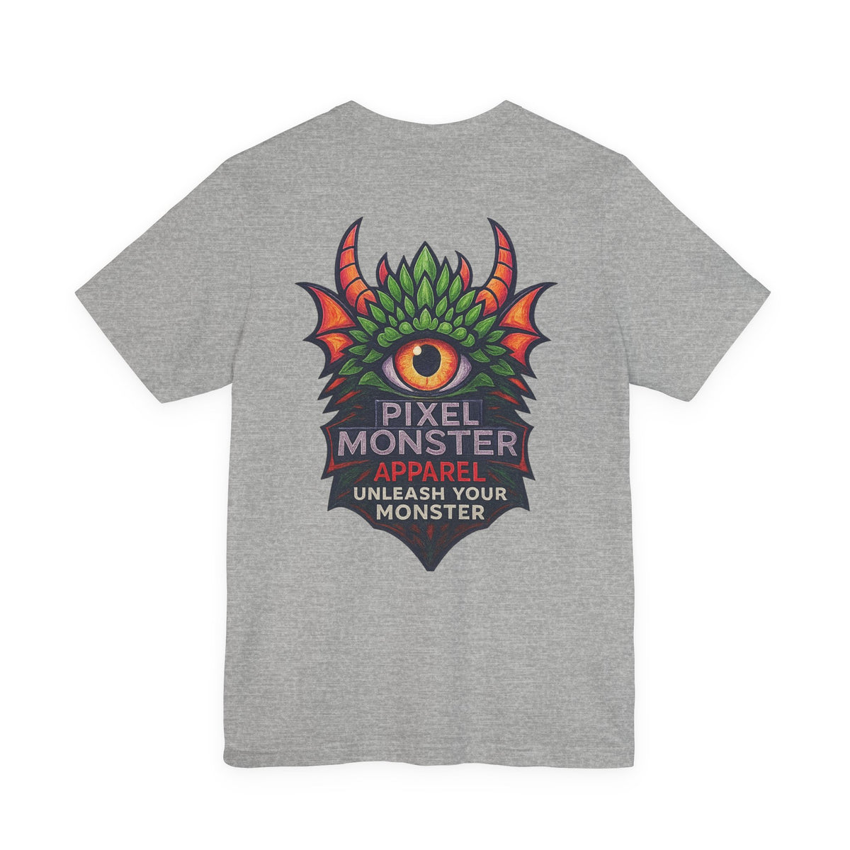 Pixel Monster Apparel "Unleash your own monster"Logo T-Shirt