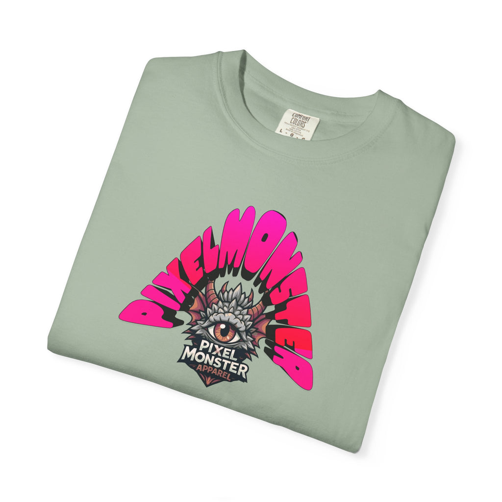 Tooth and Pixel- Funny Whimsical Beach Life T-Shirt — Retro Monster Surf Graphic Tee