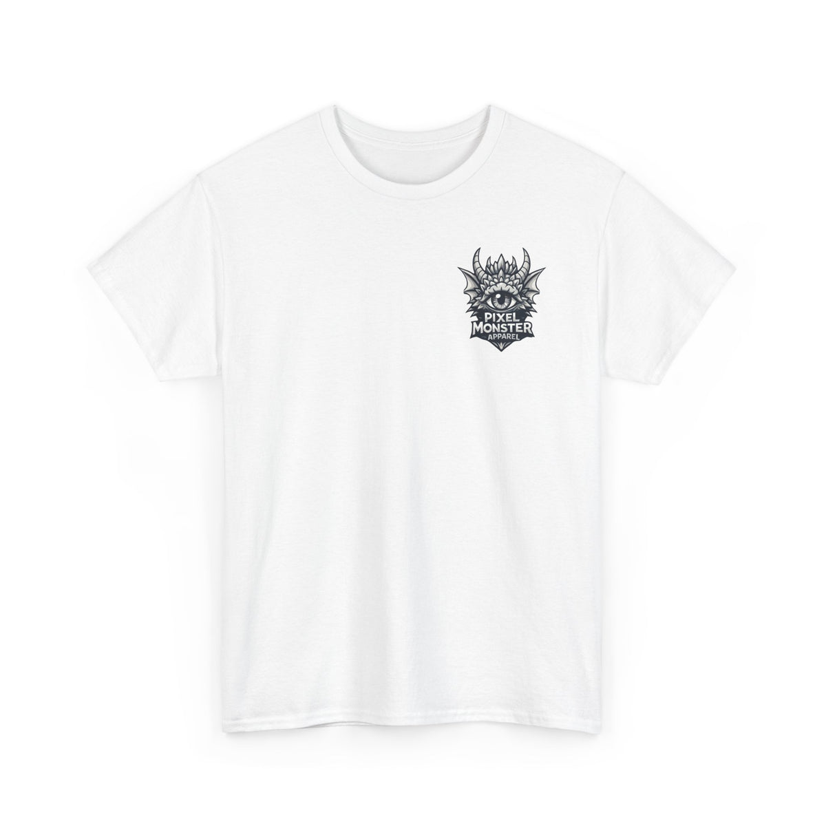 Monster Bite Graphic Tee — Fierce Dragon Back Print
