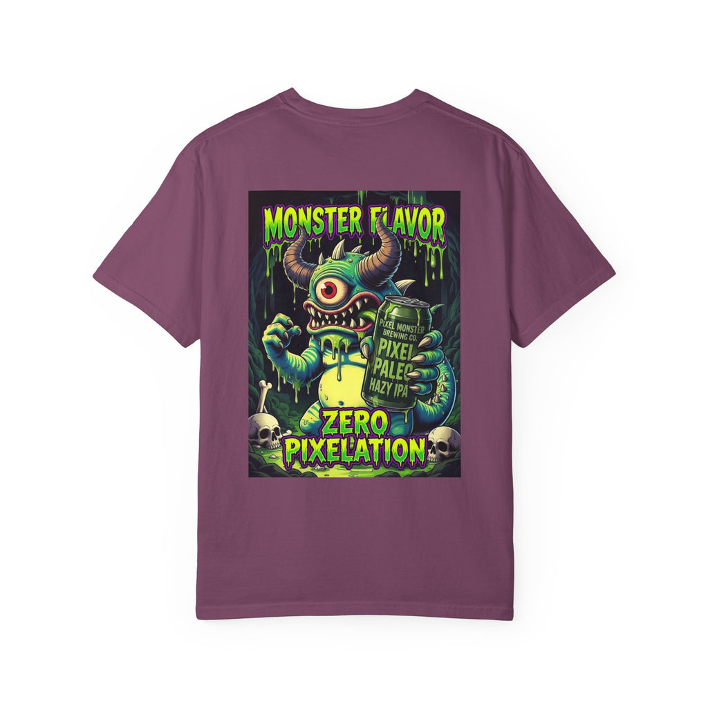 Tooth and Pixel- Monster Flavor Graphic T-Shirt — "Zero Pixelation" Ode to Pixel Monster Design
