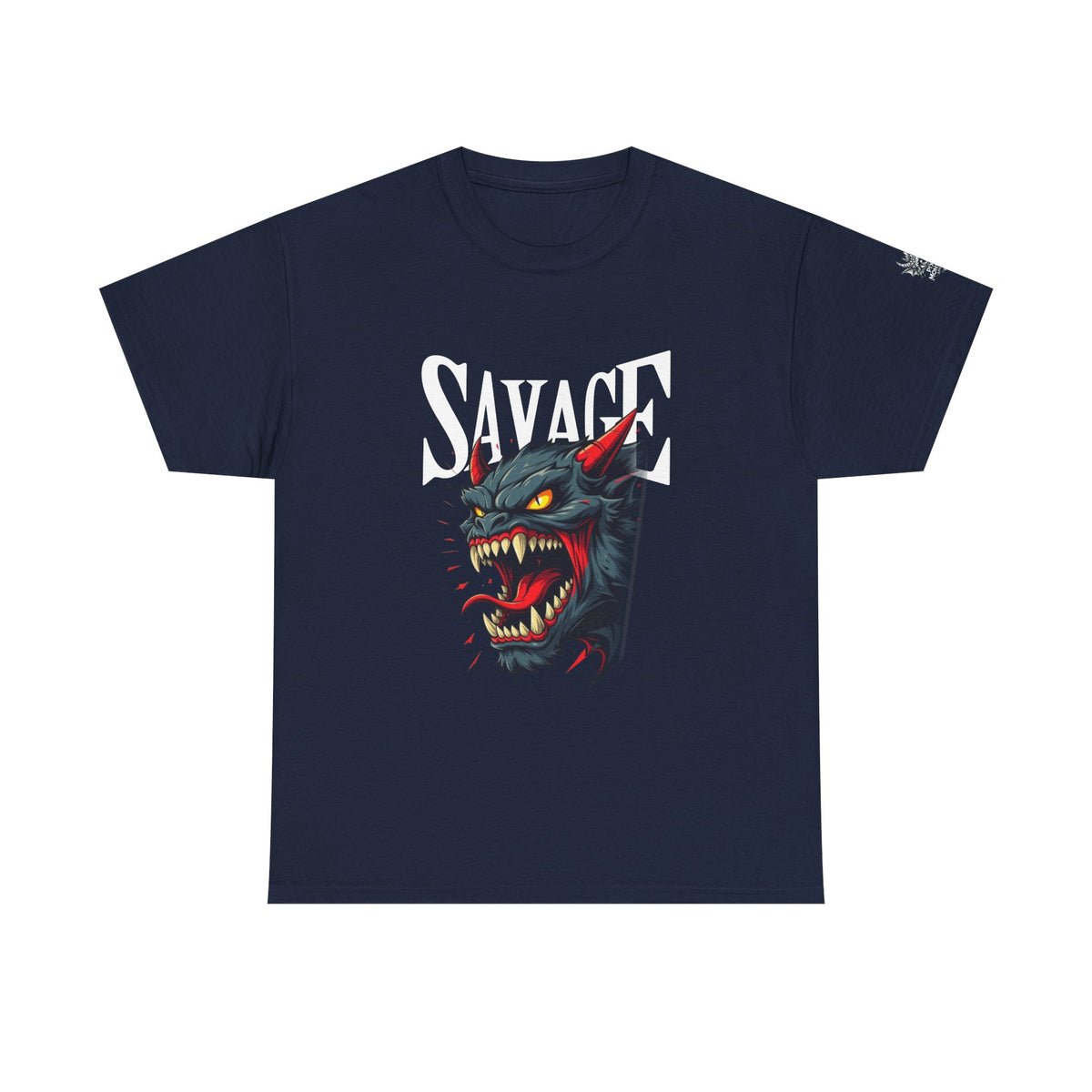 Savage Demon T-Shirt — Fierce Retro Monster Tee