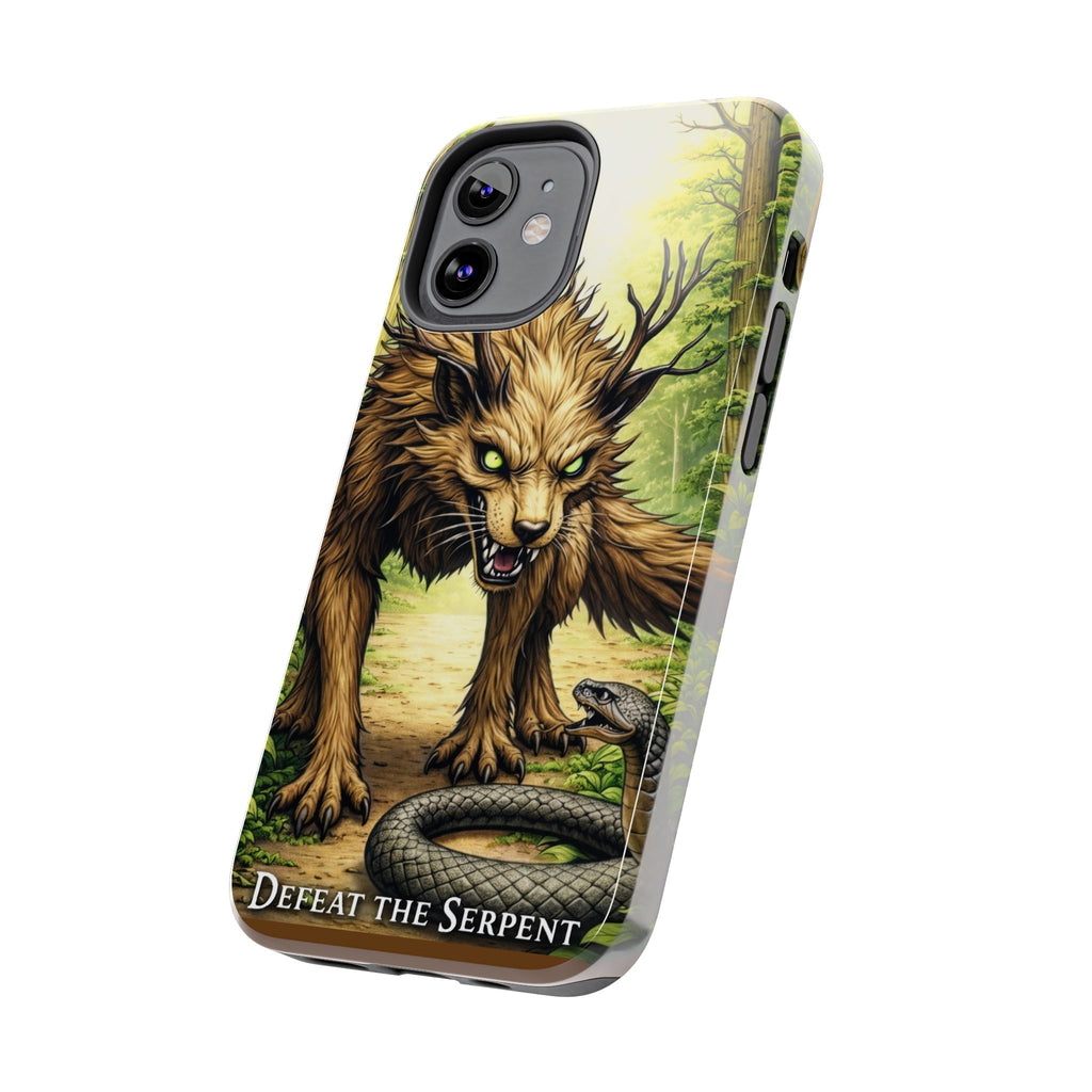 Wolverine vs Serpent Phone Case (Samsung / Iphone) - Rugged Protective Case with Fierce Wolverine Design