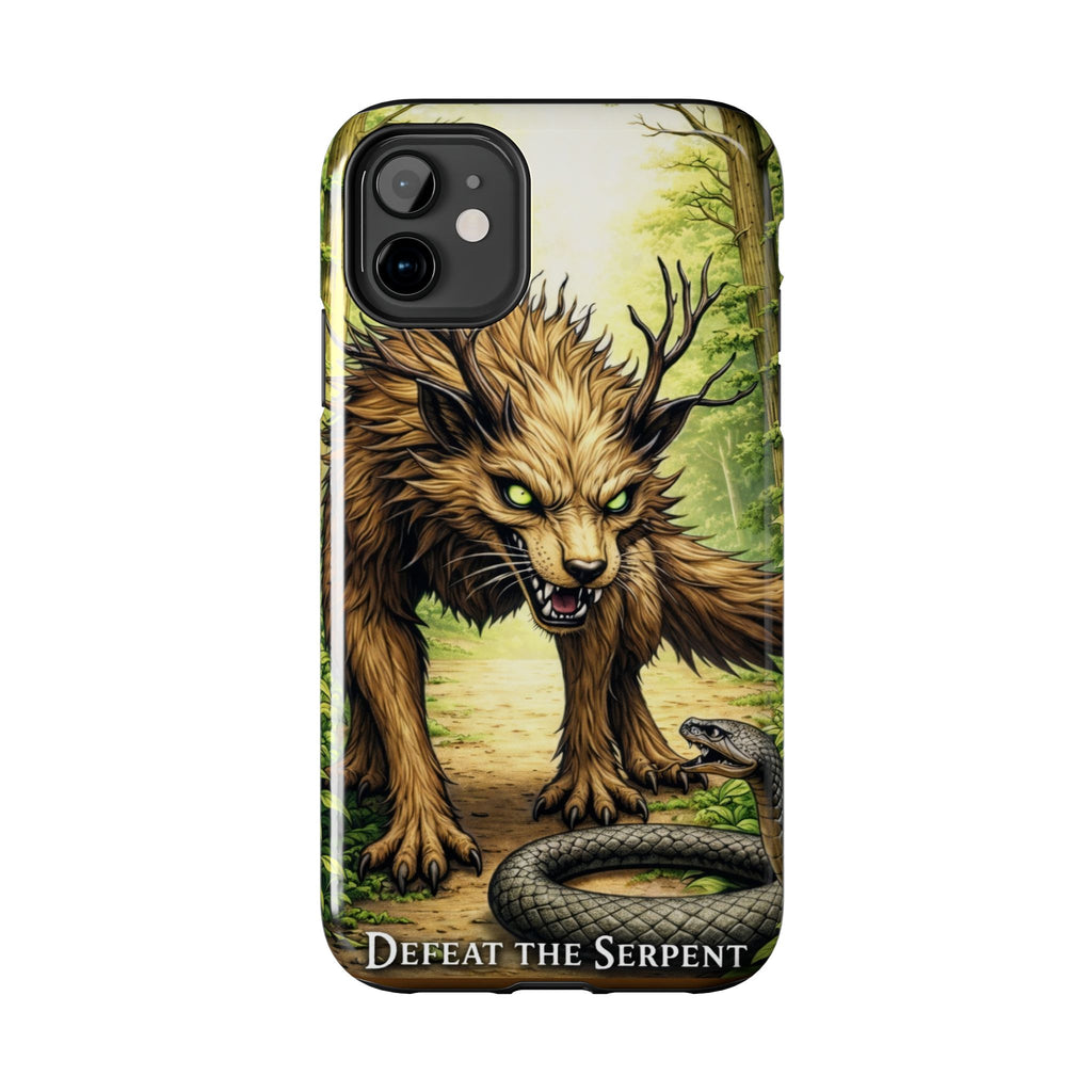 Wolverine vs Serpent Phone Case (Samsung / Iphone) - Rugged Protective Case with Fierce Wolverine Design