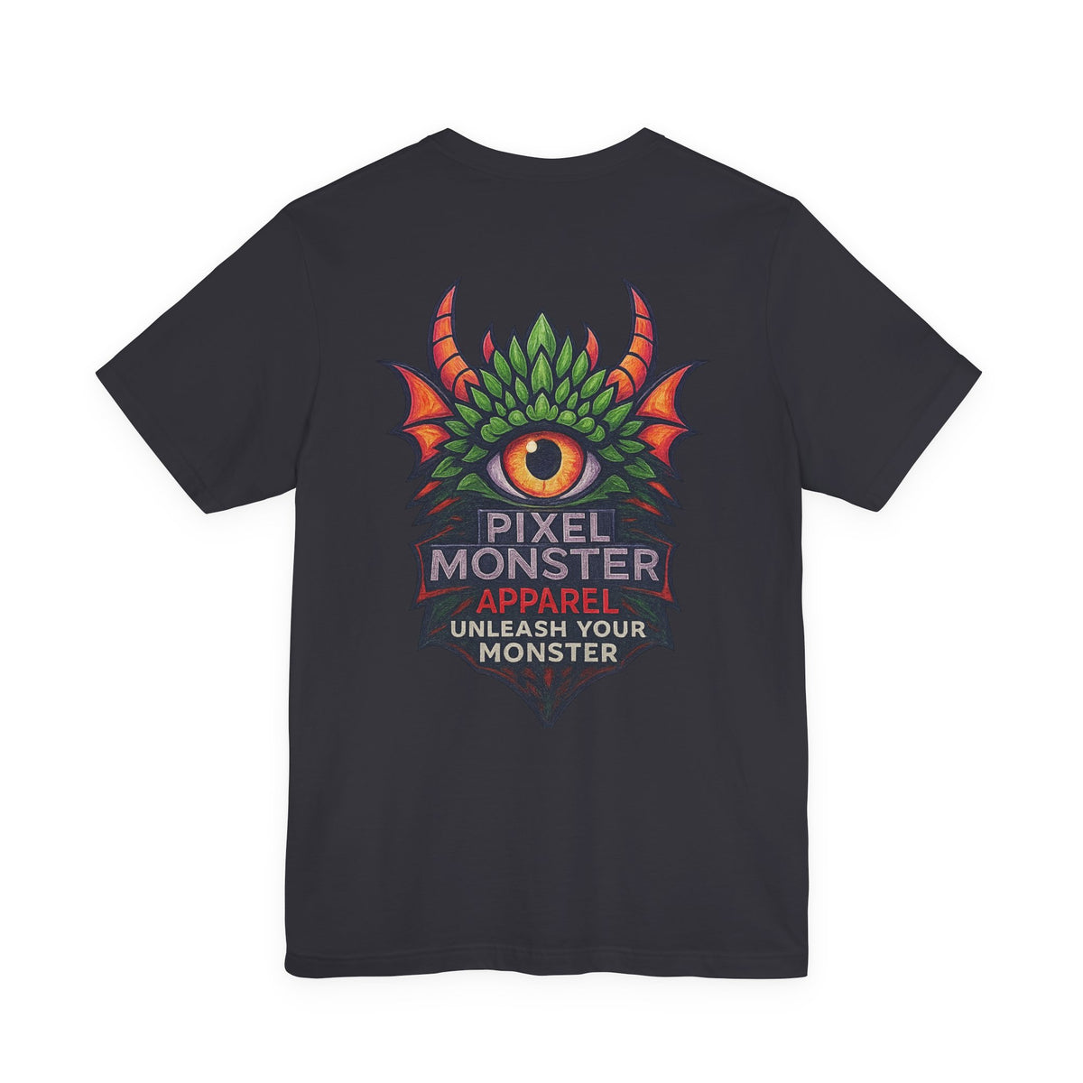 Pixel Monster Apparel "Unleash your own monster"Logo T-Shirt