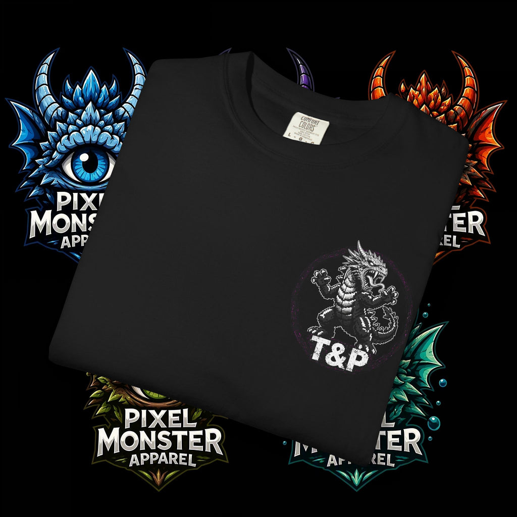 Tooth and Pixel- . "Horns Up, Worries Down" T-Shirt. Wear it to the office BBQ we dare ya!