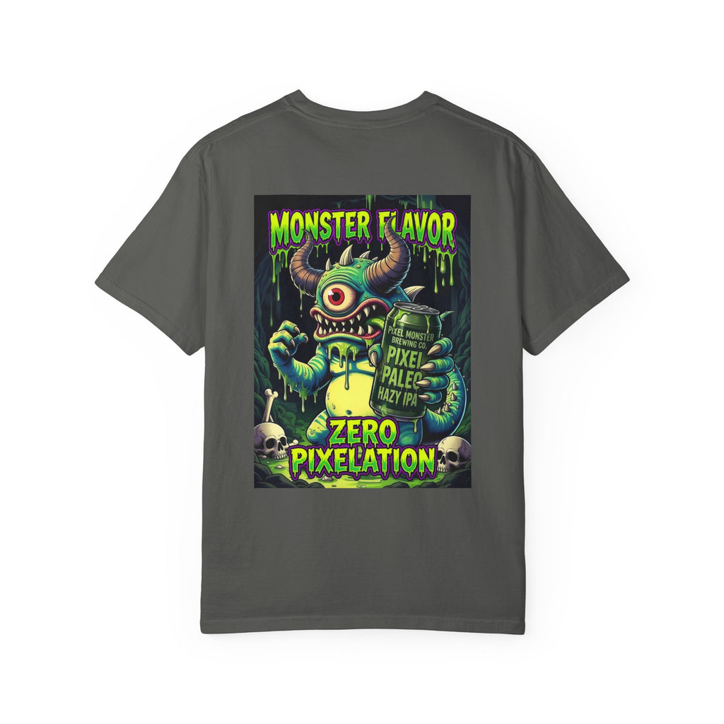Tooth and Pixel- Monster Flavor Graphic T-Shirt — "Zero Pixelation" Ode to Pixel Monster Design