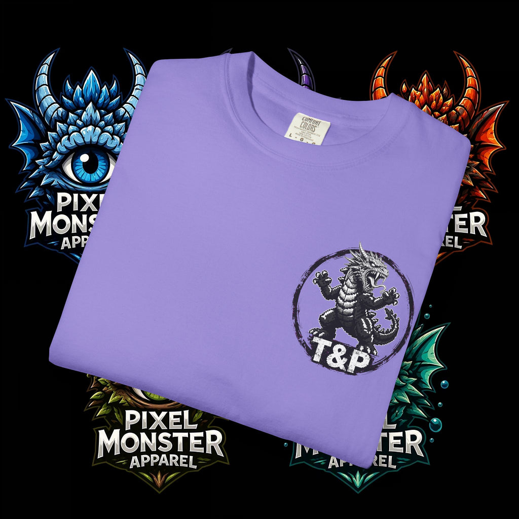 Tooth and Pixel- . "Horns Up, Worries Down" T-Shirt. Wear it to the office BBQ we dare ya!