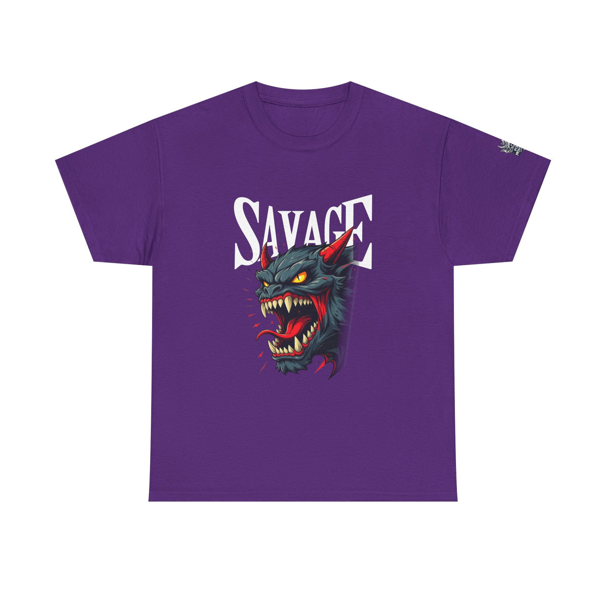 Savage Demon T-Shirt — Fierce Retro Monster Tee