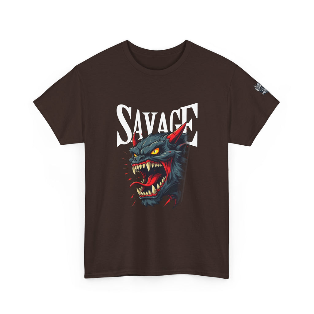 Savage Demon T-Shirt — Fierce Retro Monster Tee