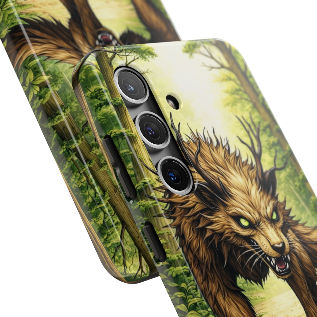 Wolverine vs Serpent Phone Case (Samsung / Iphone) - Rugged Protective Case with Fierce Wolverine Design