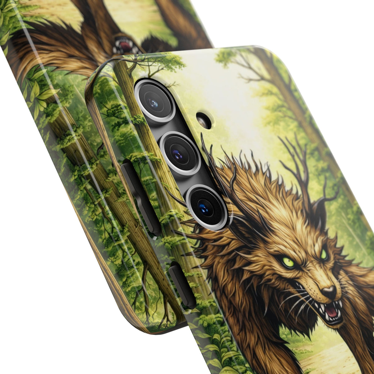 Wolverine vs Serpent Phone Case (Samsung / Iphone) - Rugged Protective Case with Fierce Wolverine Design