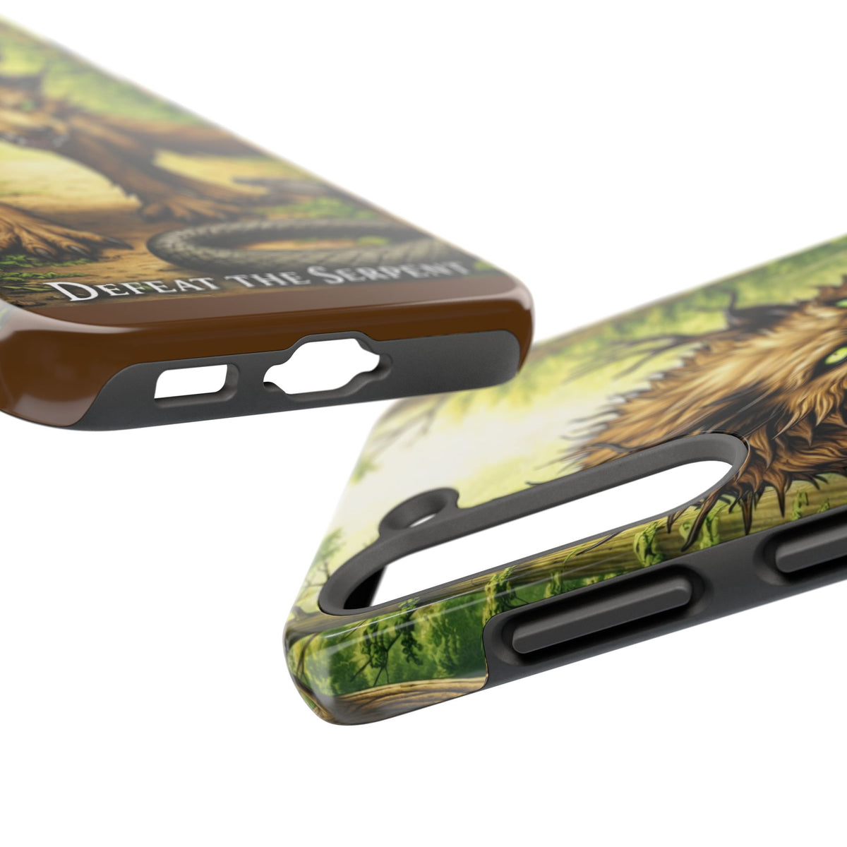Wolverine vs Serpent Phone Case (Samsung / Iphone) - Rugged Protective Case with Fierce Wolverine Design